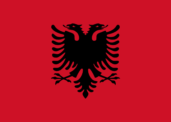 Bandeira do(a) Albania