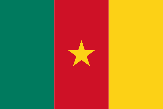 Bandeira do(a) Cameroon