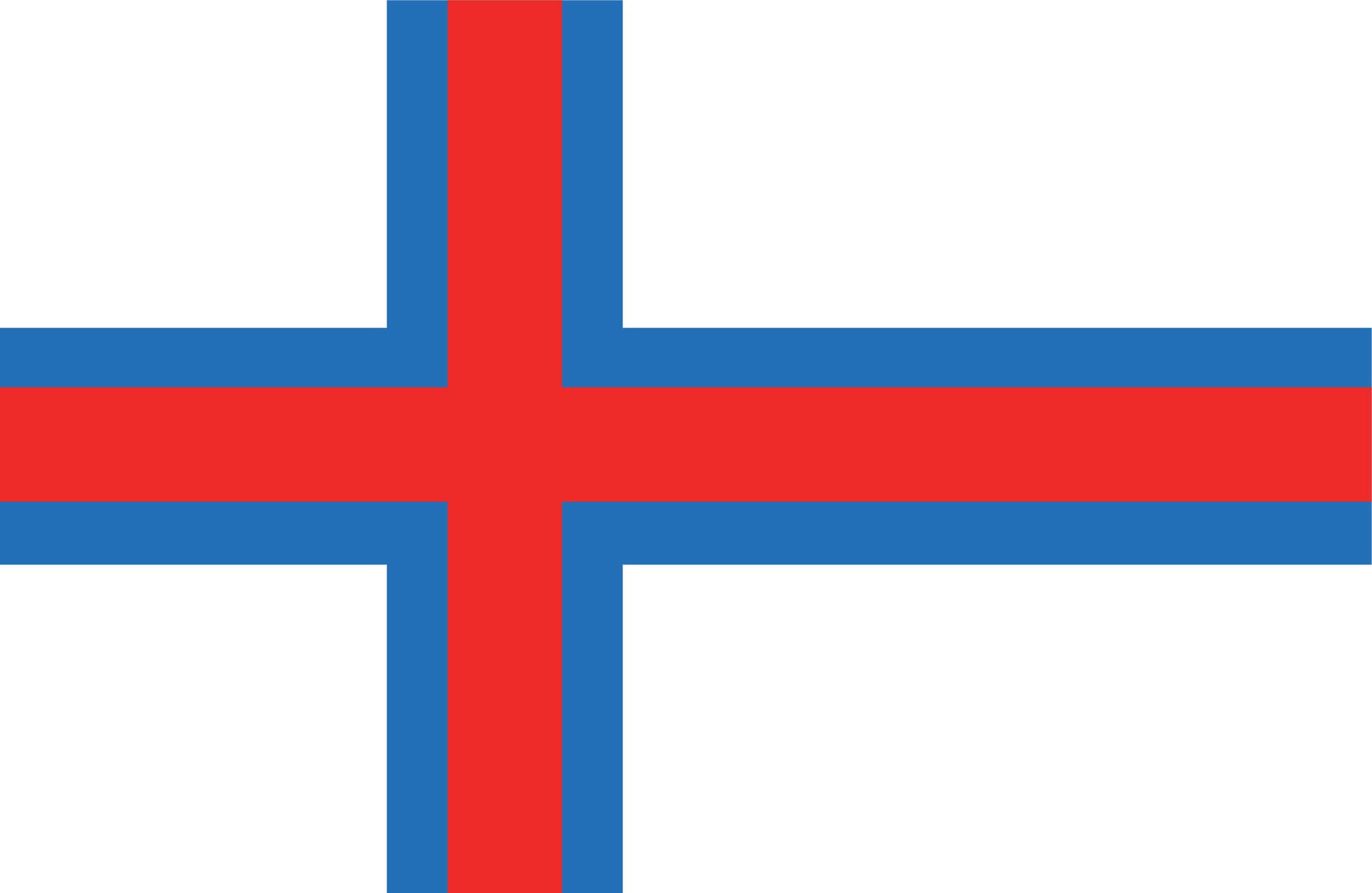 Bandeira do(a) Faroe Islands