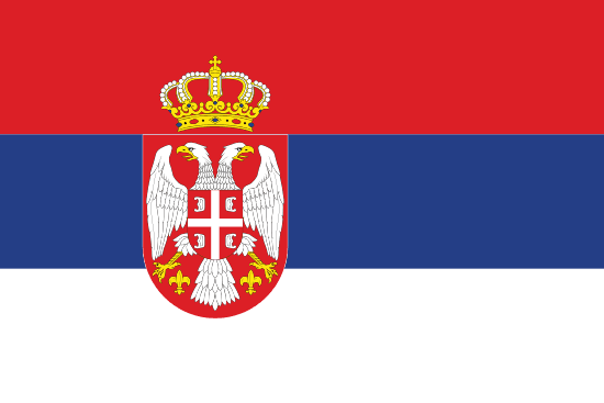 Bandeira do(a) Serbia